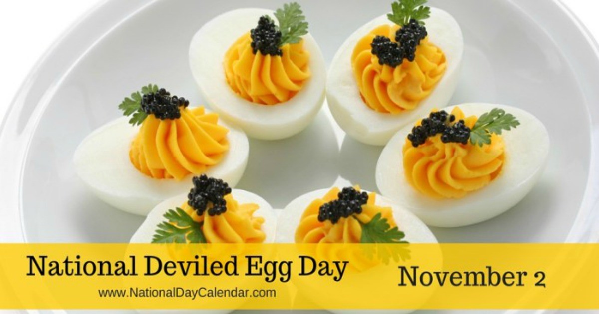 National Deviled Egg Day - November 2, 2017  